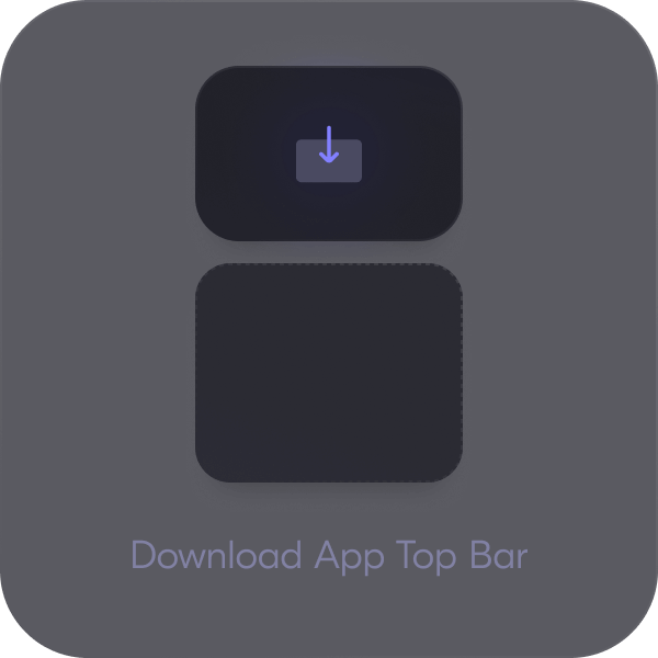 Download App Top Bar